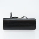 Christian Dior Shoulder Bag Leather Black Gold Auth BA7082-5