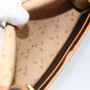 Christian Dior Shoulder Bag Leather Black Gold Auth BA7084-12