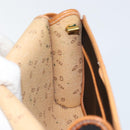 Christian Dior Shoulder Bag Leather Black Gold Auth BA7084-18