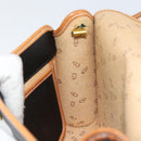 Christian Dior Shoulder Bag Leather Black Gold Auth BA7084-19