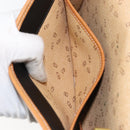 Christian Dior Shoulder Bag Leather Black Gold Auth BA7084-20