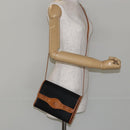 Christian Dior Shoulder Bag Leather Black Gold Auth BA7084-21