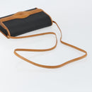 Christian Dior Shoulder Bag Leather Black Gold Auth BA7084-7