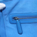 Christian Dior Canage Tote Bag Leather Blue Silver Auth BA7087-18