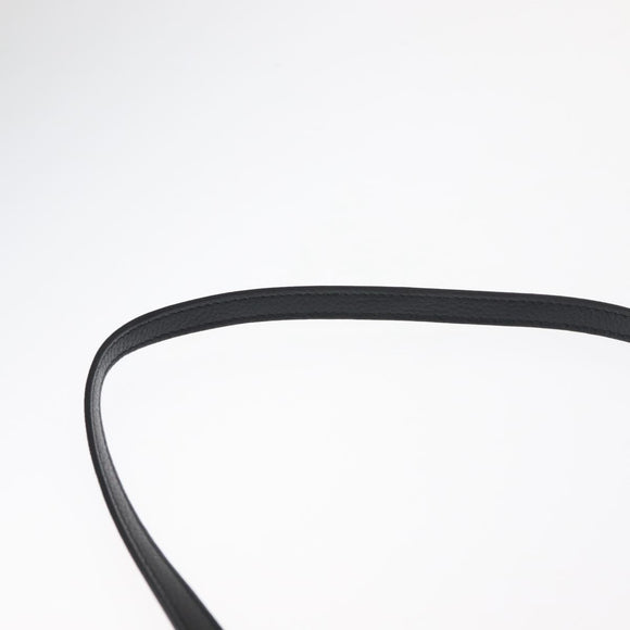 BALENCIAGA Hand Bag Leather 2way Black Silver Auth BA7090