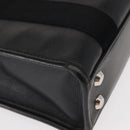 BALENCIAGA Hand Bag Leather 2way Black Silver Auth BA7090-15