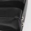 BALENCIAGA Hand Bag Leather 2way Black Silver Auth BA7090-17