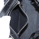 BALENCIAGA Hand Bag Leather 2way Black Silver Auth BA7090-22