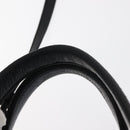 BALENCIAGA Hand Bag Leather 2way Black Silver Auth BA7090-8