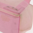 BALENCIAGA Cabas S Hand Bag Canvas Pink Auth BA7091-15