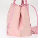 BALENCIAGA Cabas S Hand Bag Canvas Pink Auth BA7091-4