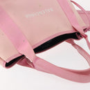 BALENCIAGA Cabas S Hand Bag Canvas Pink Auth BA7091-6