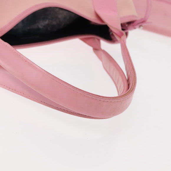 BALENCIAGA Cabas S Hand Bag Canvas Pink Auth BA7091