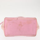 BALENCIAGA Cabas S Hand Bag Canvas Pink Auth BA7091-5