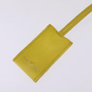 SAINT LAURENT Petit Kabas Hand Bag Leather 2way Yellow Gold Auth BA7092-19