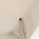 SAINT LAURENT Tote Bag Leather White Gold Auth BA7093-9