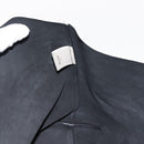 SAINT LAURENT Tote Bag Leather White Gold Auth BA7093-17