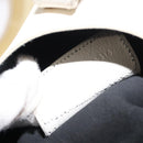 SAINT LAURENT Tote Bag Leather White Gold Auth BA7093-12