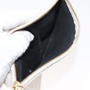 SAINT LAURENT Tote Bag Leather White Gold Auth BA7093-22