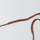 SAINT LAURENT Shoulder Bag Leather Brown Gold Auth BA7094-8