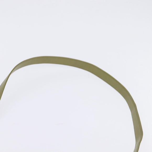 GUCCI Shoulder Bag Suede Leather Green Gold Auth BA7108