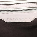 BURBERRY Nova Check Shoulder Bag PVC Khaki Auth BA711-10
