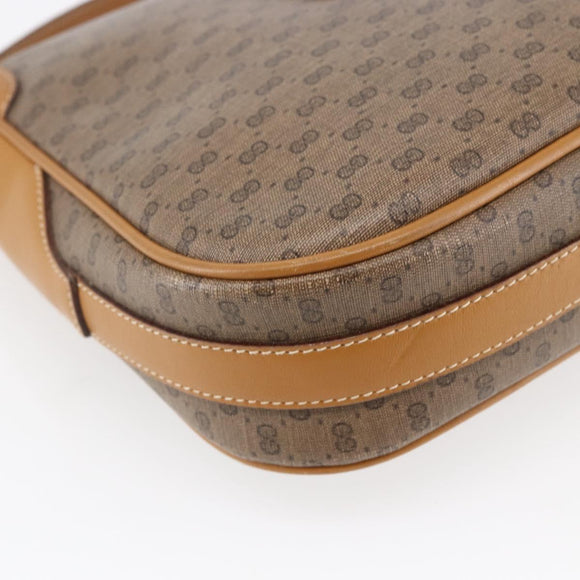 GUCCI Micro GG Supreme Web Sherry Line Bag PVC Beige 001 115 0914 Auth BA7111