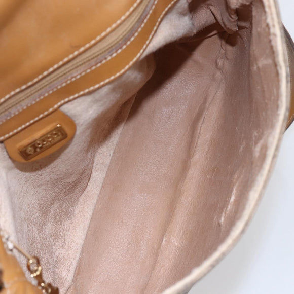 GUCCI Micro GG Supreme Web Sherry Line Bag PVC Beige 001 115 0914 Auth BA7111