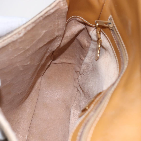 GUCCI Micro GG Supreme Web Sherry Line Bag PVC Beige 001 115 0914 Auth BA7111