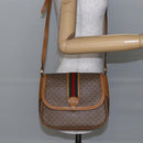 GUCCI Micro GG Supreme Web Sherry Line Bag PVC Beige 001 115 0914 Auth BA7111-21