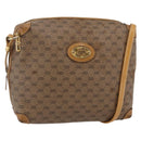 GUCCI Micro GG Supreme Shoulder Bag PVC Beige Gold 007 104 4916 Auth BA7113-1