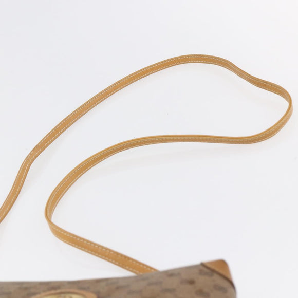 GUCCI Micro GG Supreme Shoulder Bag PVC Beige Gold 007 104 4916 Auth BA7113