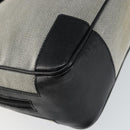 GUCCI Hand Bag Canvas Gray Gold 001 5155 Auth BA7115-15