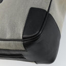 GUCCI Hand Bag Canvas Gray Gold 001 5155 Auth BA7115-17