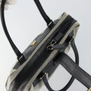 GUCCI Hand Bag Canvas Gray Gold 001 5155 Auth BA7115-10