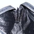 GUCCI Hand Bag Canvas Gray Gold 001 5155 Auth BA7115-22