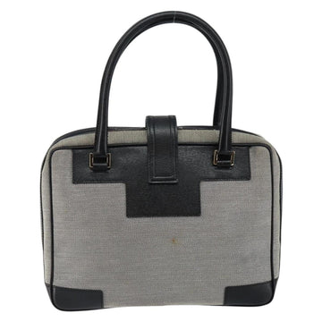 GUCCI Hand Bag Canvas Gray Gold 001 5155 Auth BA7115 - 0