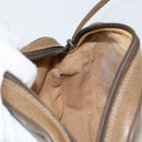 GUCCI GG Supreme Web Sherry Line Bag PVC Beige Gold 89 02 066 Auth BA7117-19