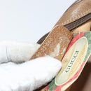 GUCCI GG Supreme Web Sherry Line Bag PVC Beige Gold 89 02 066 Auth BA7117-12