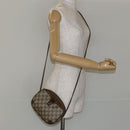GUCCI GG Supreme Web Sherry Line Bag PVC Beige Gold 89 02 066 Auth BA7117-21