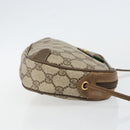 GUCCI GG Supreme Web Sherry Line Bag PVC Beige Gold 89 02 066 Auth BA7117-3