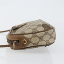 GUCCI GG Supreme Web Sherry Line Bag PVC Beige Gold 89 02 066 Auth BA7117-4