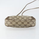 GUCCI GG Supreme Web Sherry Line Bag PVC Beige Gold 89 02 066 Auth BA7117-5