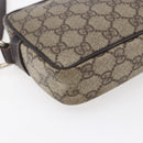 GUCCI GG Supreme Shoulder Bag PVC Beige Gold 201447 Auth BA7119-17