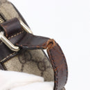 GUCCI GG Supreme Shoulder Bag PVC Beige Gold 201447 Auth BA7119-10