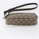 GUCCI GG Supreme Shoulder Bag PVC Beige Gold 201447 Auth BA7119-5
