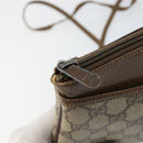 GUCCI GG Supreme Web Sherry Line Bag PVC Beige Gold 904 02 020 Auth BA7124-10