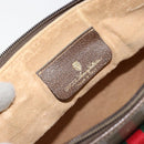 GUCCI GG Supreme Web Sherry Line Bag PVC Beige Gold 904 02 020 Auth BA7124-18