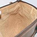 GUCCI GG Supreme Web Sherry Line Bag PVC Beige Gold 904 02 020 Auth BA7124-19