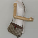 GUCCI GG Supreme Web Sherry Line Bag PVC Beige Gold 904 02 020 Auth BA7124-22